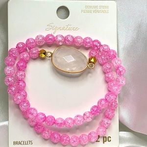 Bracelet with genuine stone by Signature